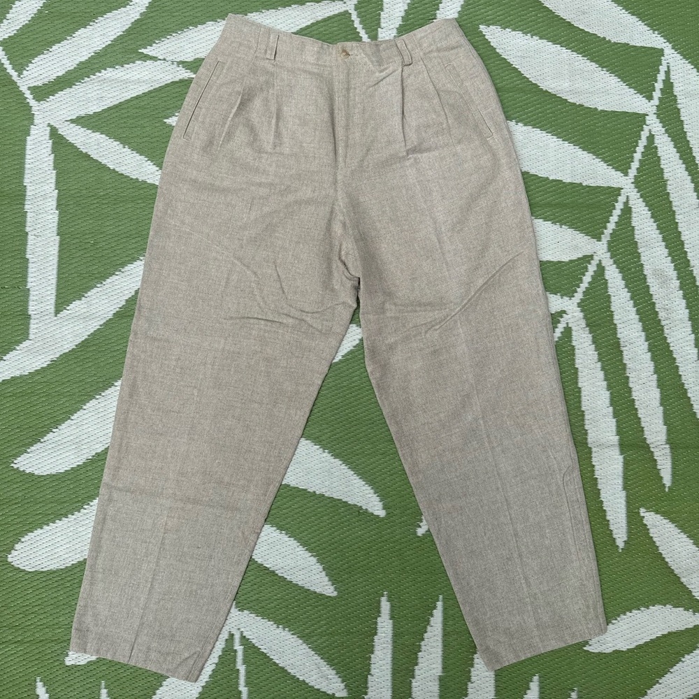 Lizsport women’s cotton/linen dress pant, Size 16